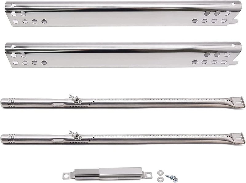 Yiming Grill Replacement Parts for Charbroil 463673519, 463673017, 463347017, G470-0004-W1, G470-5200-W1, 2-Burner Cabinet Liquid Propane, Heat Plates, Burners, Carryover Tubes Replacement. - Image 1